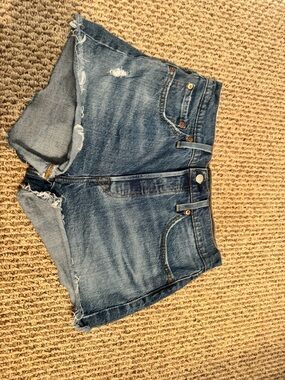Levi's 501 Distressed Denim Cutoff Shorts